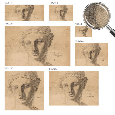 Självhäftande fototapet Kvinnligt porträtt