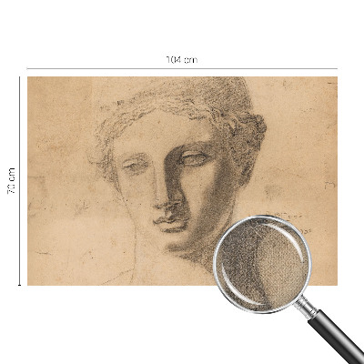 Självhäftande fototapet Kvinnligt porträtt