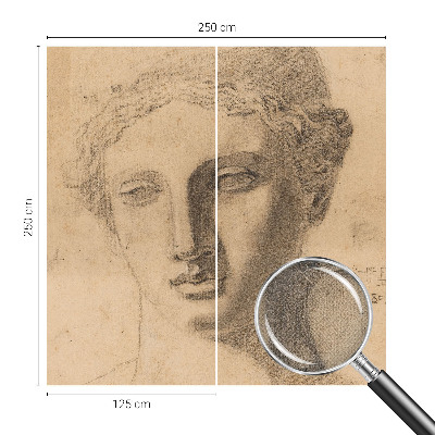 Självhäftande fototapet Kvinnligt porträtt