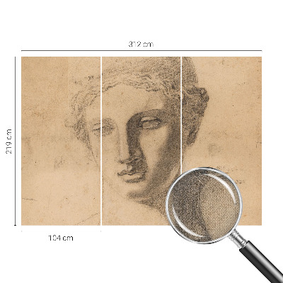 Självhäftande fototapet Kvinnligt porträtt