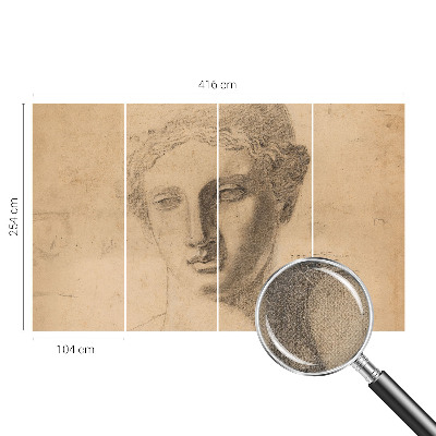 Självhäftande fototapet Kvinnligt porträtt