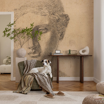 Självhäftande fototapet Kvinnligt porträtt