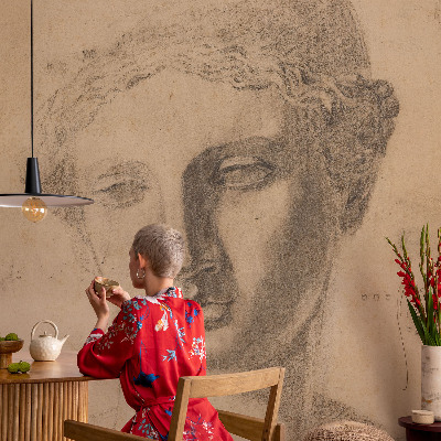 Självhäftande fototapet Kvinnligt porträtt