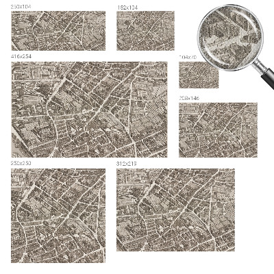 Fototapet för barn Urban labyrint