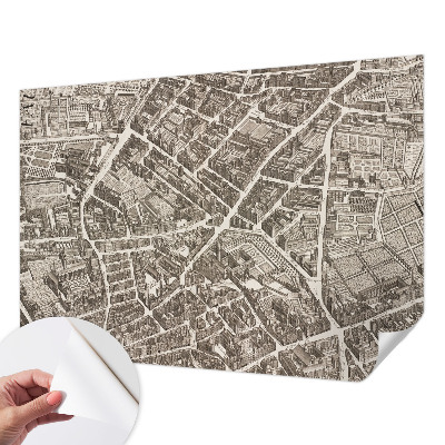 Fototapet för barn med motiv av en urban labyrint