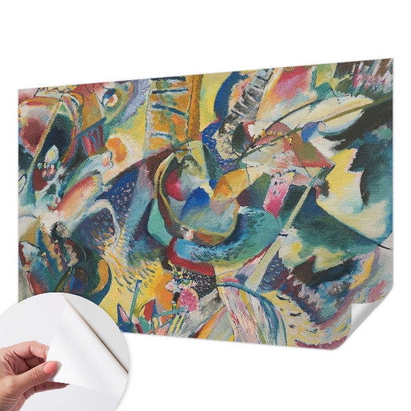 Självhäftande fotovägg Färgglad abstrakt