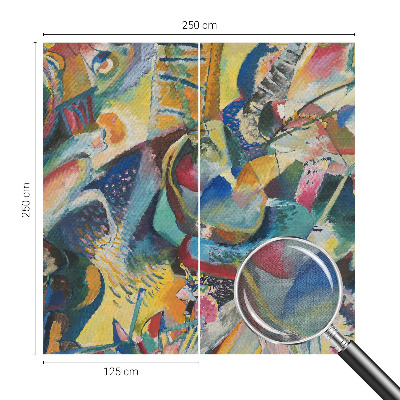 Självhäftande fotovägg Färgglad abstrakt