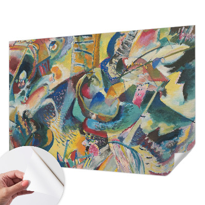 Självhäftande fotovägg Färgglad abstrakt