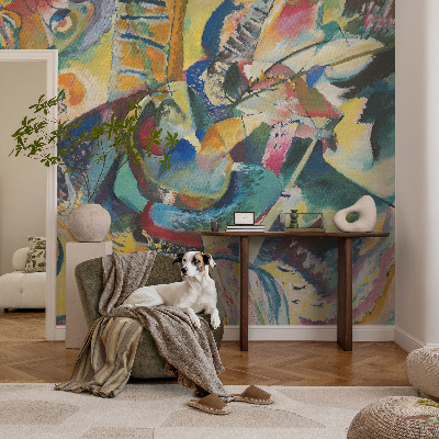 Självhäftande fotovägg Färgglad abstrakt