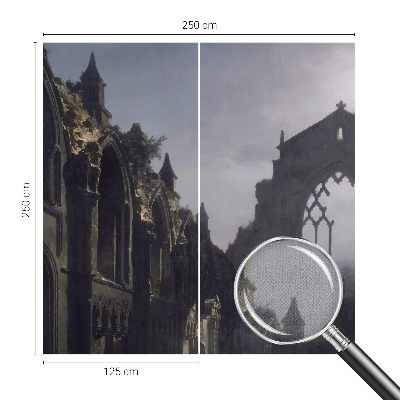 Peel and stick fototapet med motiv av gotiska ruiner