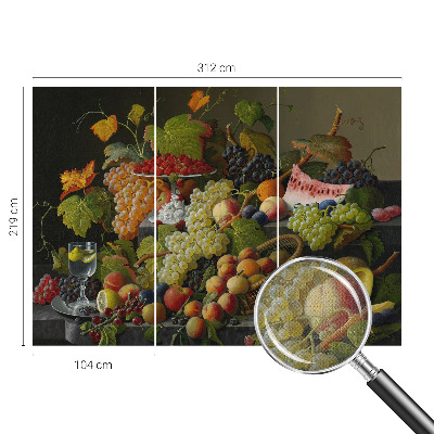 Fototapet barnrum Fruktkomposition