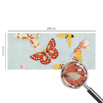 Fototapet barn Konstnärliga fjärilar