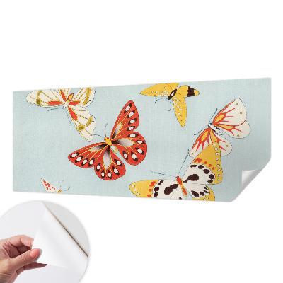 Fototapet barn Konstnärliga fjärilar