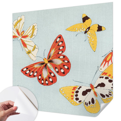 Fototapet barn Konstnärliga fjärilar