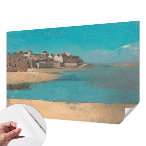 Självhäftande fotovägg En lugn by