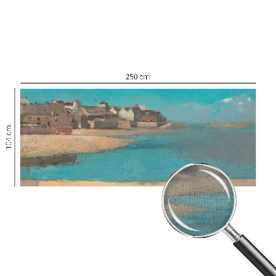 Självhäftande fotovägg En lugn by