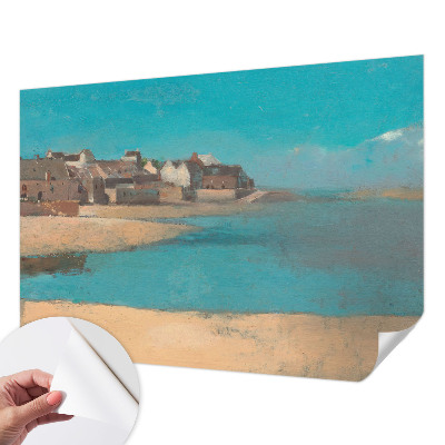 Självhäftande fotovägg En lugn by