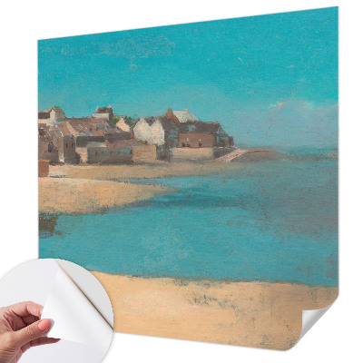 Självhäftande fotovägg En lugn by