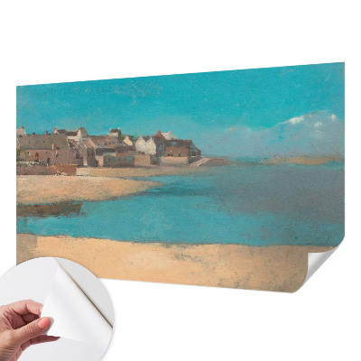 Självhäftande fotovägg En lugn by