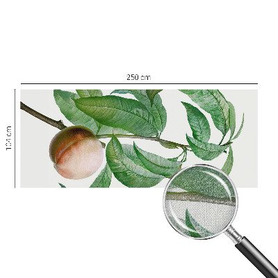 Fototapet barnrum med mognande persikmotiv