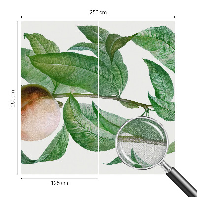 Fototapet barnrum Mogen persika