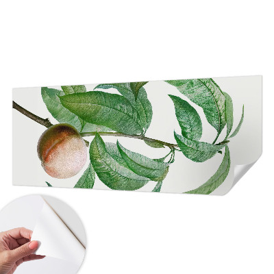 Fototapet barnrum med mognande persikmotiv