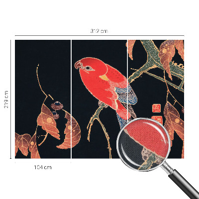 Fototapet barnrum Exotisk fågel