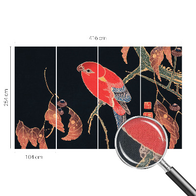 Fototapet barnrum Exotisk fågel