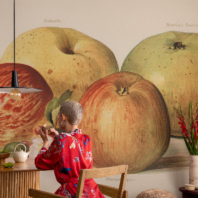 Självhäftande fototapet Äppelblommor