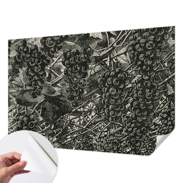 Fototapet för barn Druvtryck