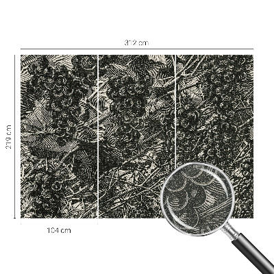 Fototapet för barn Druvtryck