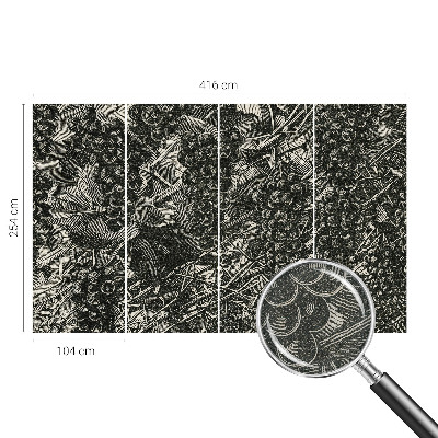 Fototapet för barn Druvtryck