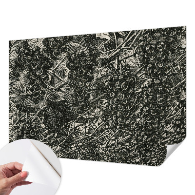 Fototapet för barn Druvtryck