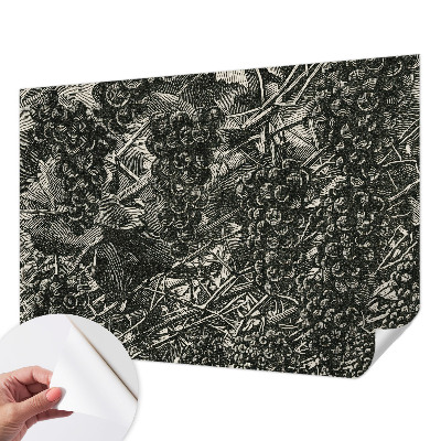 Fototapet för barn Druvtryck