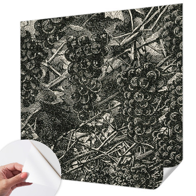 Fototapet för barn Druvtryck