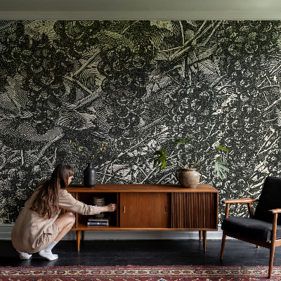 Fototapet för barn Druvtryck