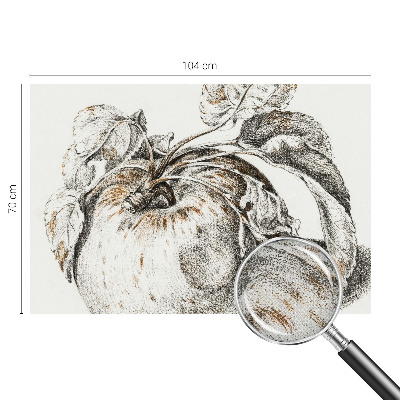 Fototapet barn Äppelblad