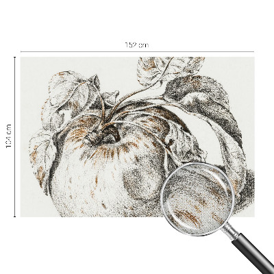 Fototapet barn Äppelblad