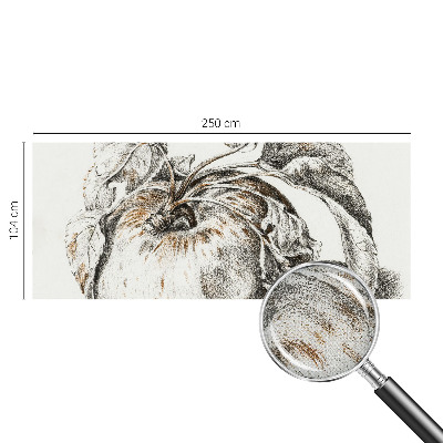 Fototapet barn med mönster av äppelblad