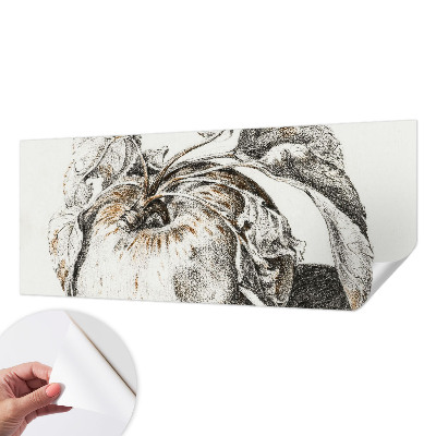 Fototapet barn med mönster av äppelblad