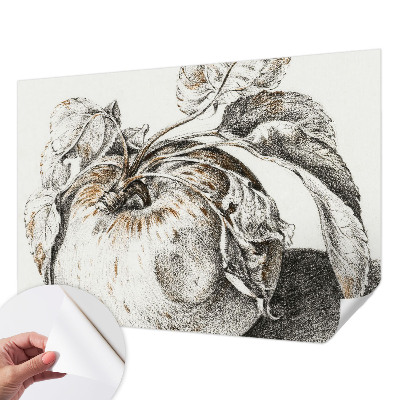 Fototapet barn med mönster av äppelblad