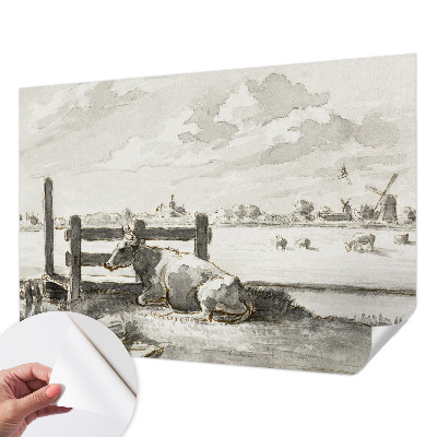 Fototapet för barn med motiv av en landsbygdsidyll
