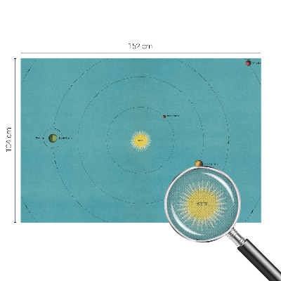 Fototapet barn med motiv av ett kosmiskt system