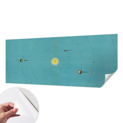 Fototapet barn med motiv av ett kosmiskt system