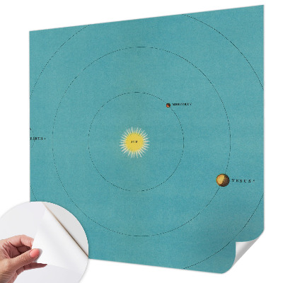 Fototapet barn med motiv av ett kosmiskt system