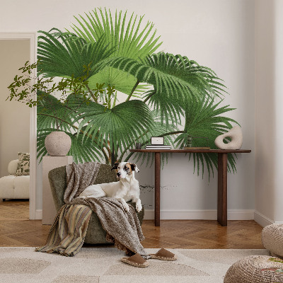 Fototapet för barn med ett exotiskt palmmotiv