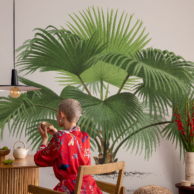 Fototapet för barn med ett exotiskt palmmotiv