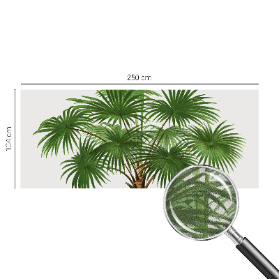 Självhäftande fototapet med ett exotiskt mönster