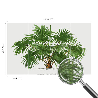 Självhäftande fototapet Exotiskt mönster