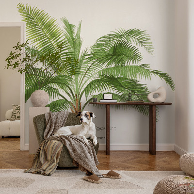 Självhäftande fotovägg Glänsande palmträd